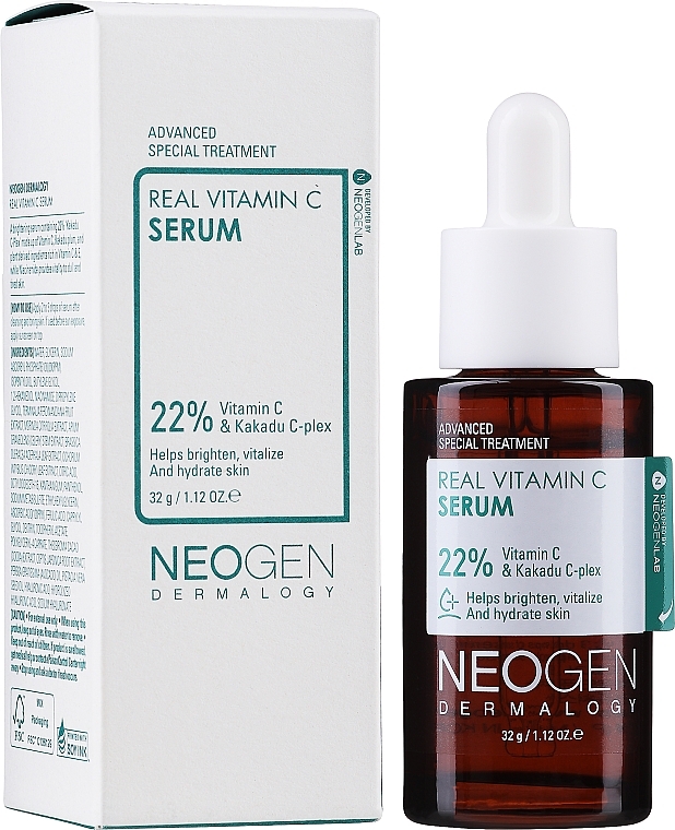 Serum do twarzy z witaminą C - Neogen Dermalogy Real Vitamin C Serum 22% & Kakadu C-plex — Zdjęcie N2