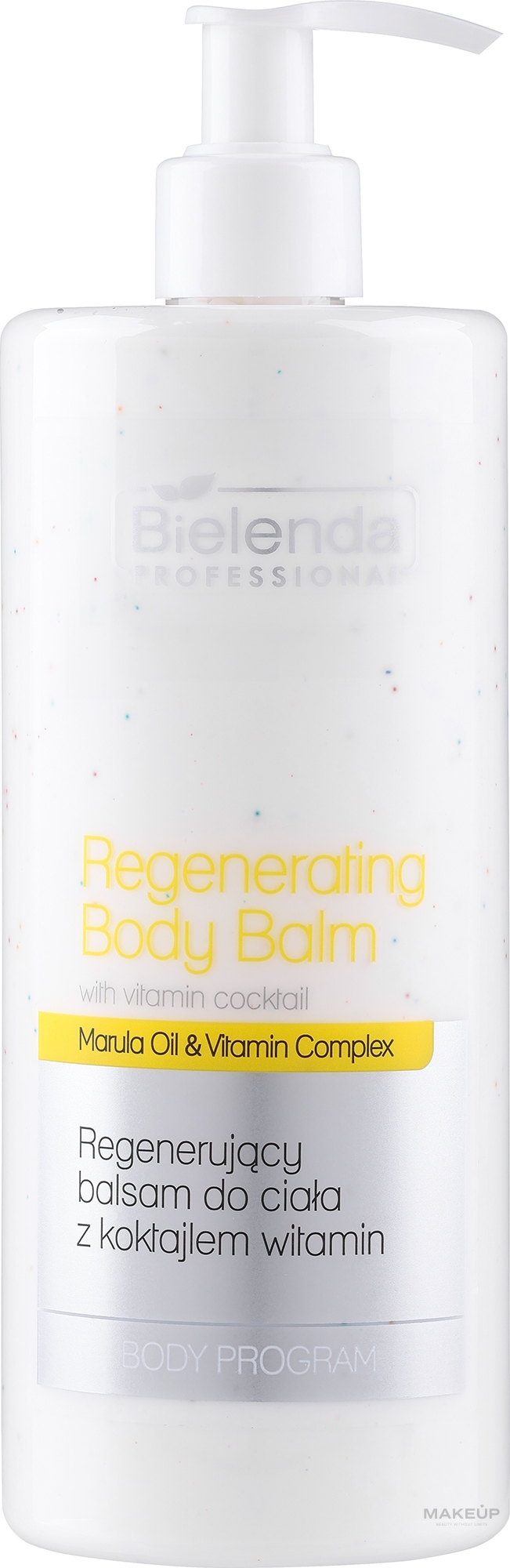 Regenerujący balsam do ciała z koktajlem witamin - Bielenda Professional Body Program Regenerating Body Balm — Zdjęcie 490 ml