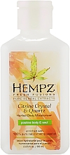 Kup Nawilżające mleczko do ciała Żółty kwarc - Hempz Citrine Crystal & Quartz Herbal Body Moisturizer