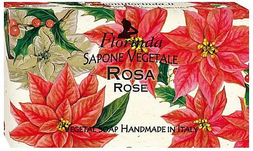Mydło toaletowe Róża - Florinda Christmas Collection Soap  — Zdjęcie N1