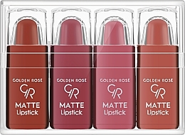 Kup Zestaw matowych szminek do ust - Golden Rose Matte Lipstick NR1