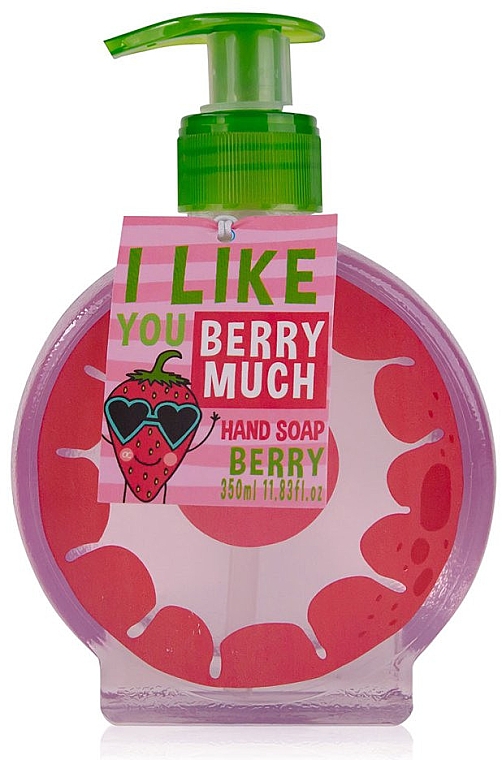 Mydło w płynie - Accentra I Like You Berry Much Hand Soap Berry — Zdjęcie N1