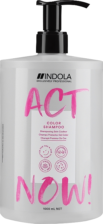 Szampon do włosów farbowanych - Indola Act Now! Color Shampoo — Zdjęcie N4