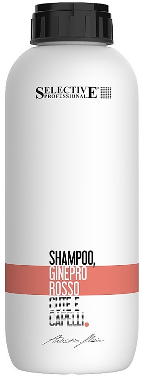 Szampon do włosów Czerwony jałowiec - Selective Professional Artistic Flair Ginepro Rosso Shampoo — Zdjęcie N1