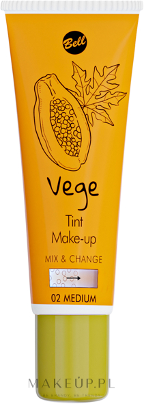 Kremowy podkład do twarzy - Bell Vege Tint Make-Up Mix & Change — Zdjęcie 02 - Medium