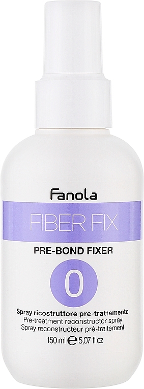 Spray do włosów rewitalizujący - Fanola Fiber Fix Pre-Bond Fixer 0 — Zdjęcie N1