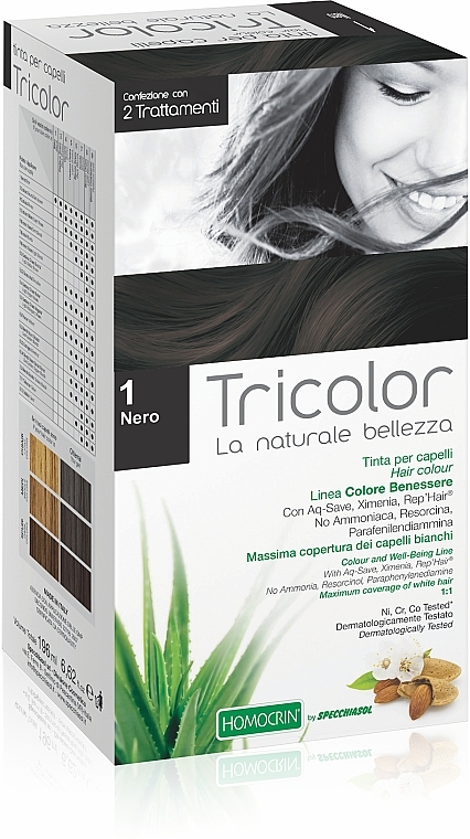 Farba do włosów - Specchiasol Tricolor  — Zdjęcie N2