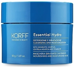 Maseczka do twarzy - Korff Essential Hydra Cleansing And Moisturization Mask — Zdjęcie N1