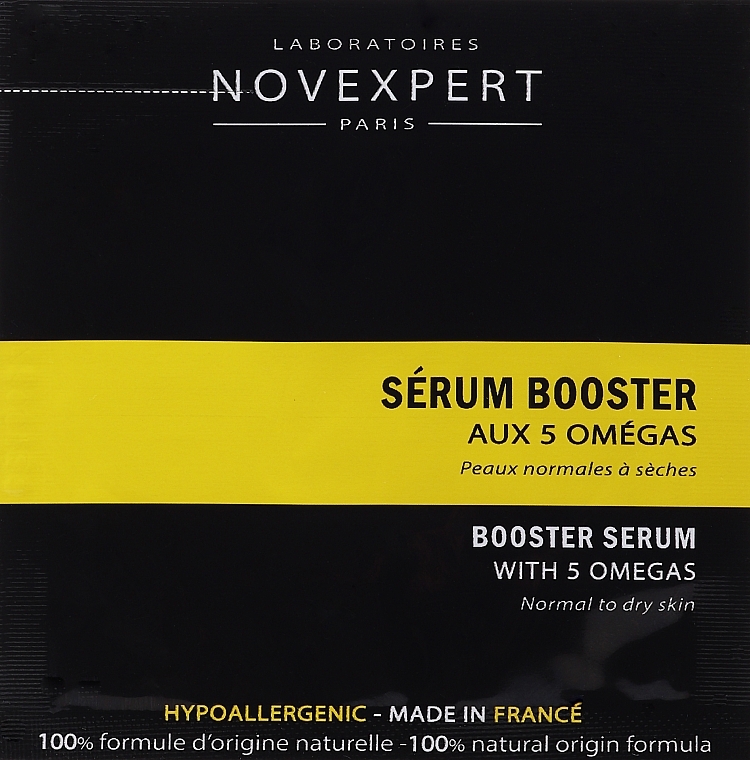 Serum-booster do twarzy - Novexpert Omegas Booster Serum (próbka) — Zdjęcie N1