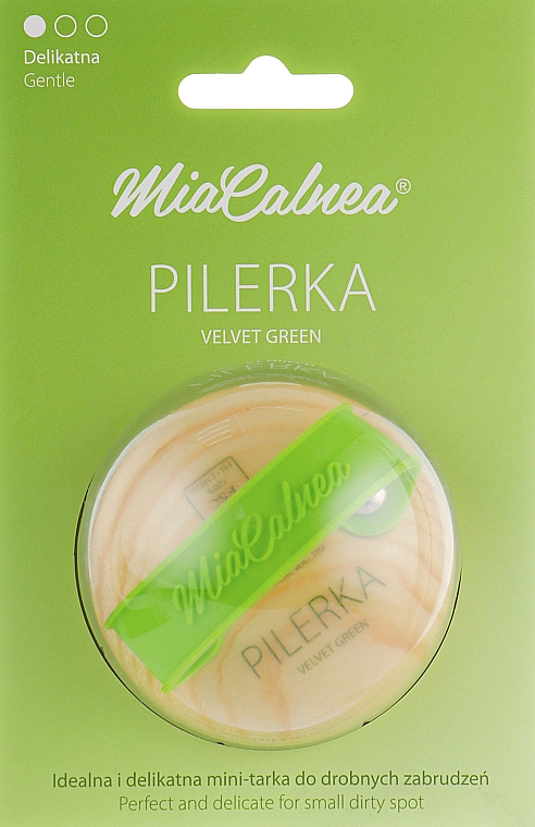 Okrągła tarka do pięt - MiaCalnea Pilerka Velvet Green — Zdjęcie N1