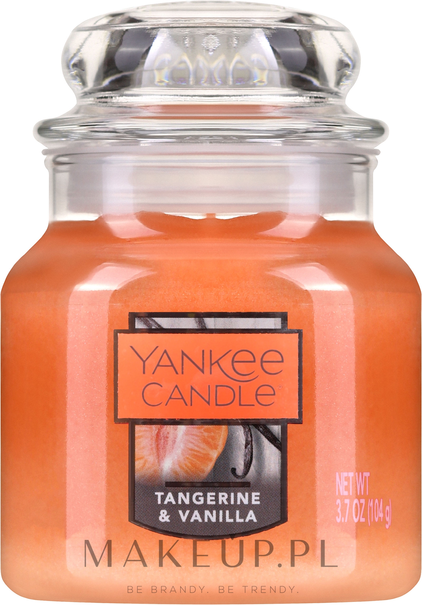 Świeca zapachowa w słoiku o zapachu mandarynki i wanilii - Yankee Candle Tangerine & Vanilla — Zdjęcie 104 g