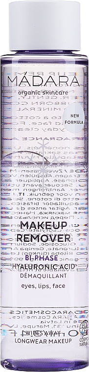Dwufazowy płyn do demakijażu - Mádara Cosmetics Makeup Remover