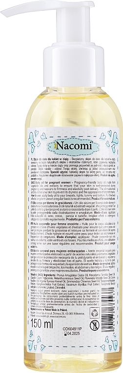 Olejek do pielęgnacji skóry dla kobiet w ciąży - Nacomi Pregnant Care — Zdjęcie N2