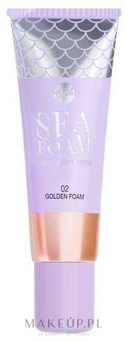 Płynny rozświetlacz do ciała - Bell Sea Foam Highlighter — Zdjęcie 02 - Golden Foam