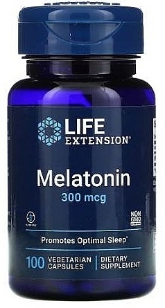 Suplement diety Melatonina, 300 mcg - Life Extension Melatonin 300 mcg — Zdjęcie N1