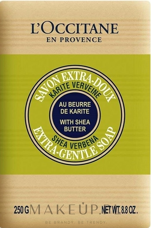 Mydło w kostce z masłem shea Werbena - L'occitane Shea Butter Extra Gentle Soap Verbena — Zdjęcie 250 g