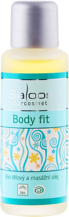 Oliwka do masażu ciała dla sportowców - Saloos Body Fit Massage Oil — Zdjęcie N1