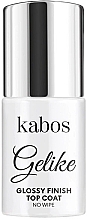 Kup Nabłyszczający top coat bez lepkiej warstwy - Kabos Gelike Glossy Finish Top Coat No Wipe