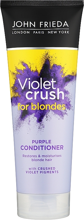Odbudowująca odżywka odnawiająca kolor włosów farbowanych - John Frieda Sheer Blonde Colour Renew Tone-Correcting Conditioner — Zdjęcie N1