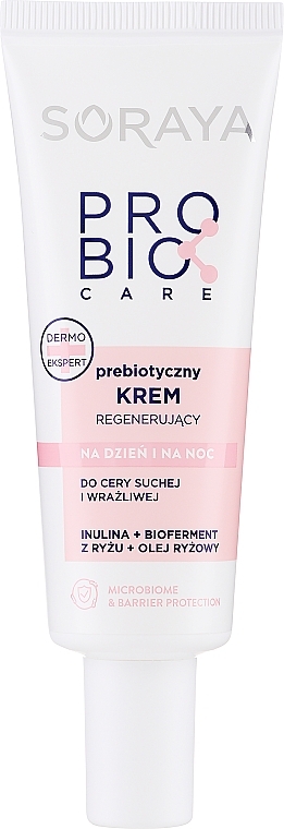Probiotyczny krem ​​do skóry suchej i wrażliwej - Soraya Probio Care Cream — Zdjęcie N2