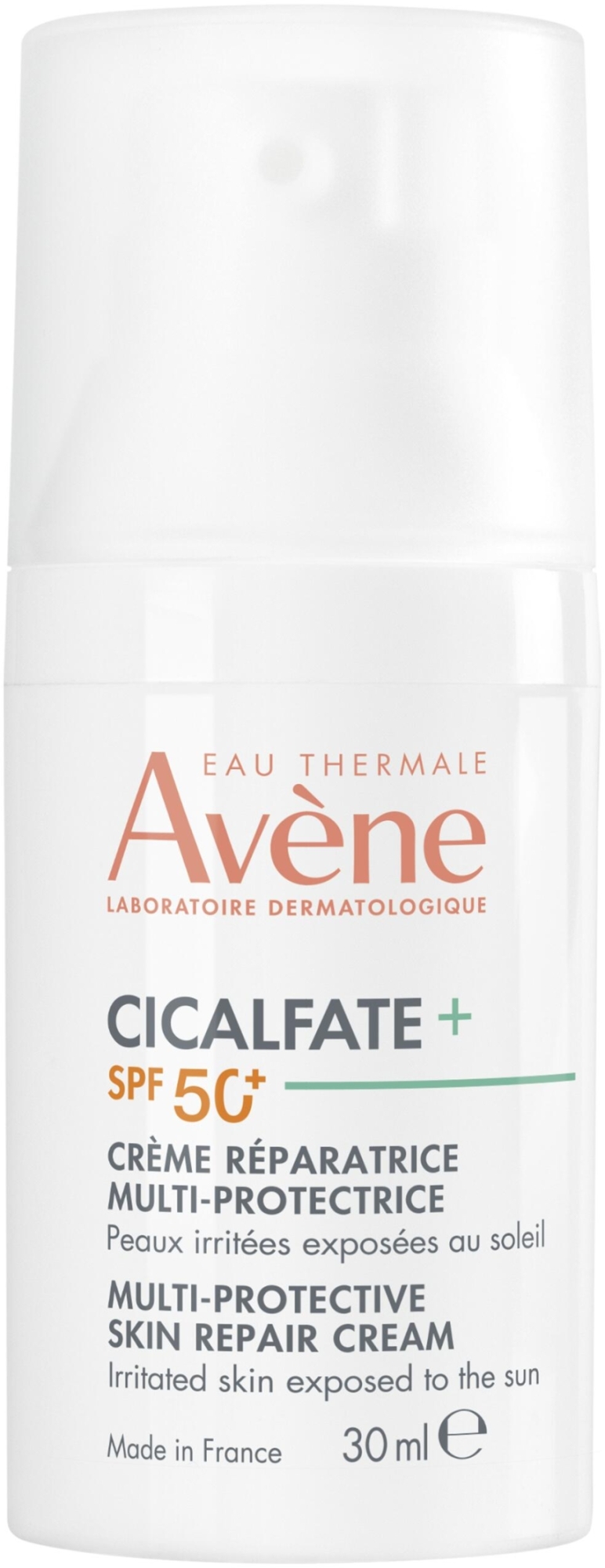 Wielofunkcyjny krem regenerujący - Avene Cicalfate+ Multi-Protective Repair Cream SPF50+ — Zdjęcie 30 ml