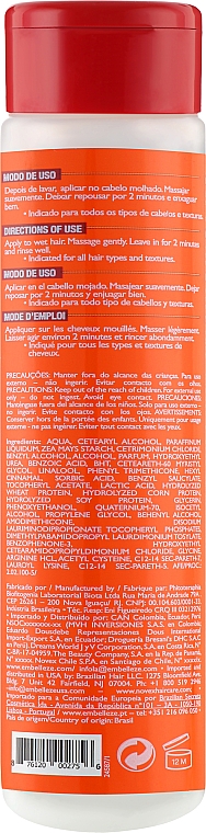Odżywka do włosów pozbawionych blasku - Novex Brazilian Keratin Conditioner — Zdjęcie N2