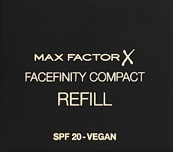 Puder w kompakcie - Max Factor Facefinity Compact Refil SPF 20 — Zdjęcie N2