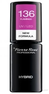 PRZECENA! Lakier do paznokci - Pierre Rene UV/LED Hybrid Color Polish New Formula * — Zdjęcie 136