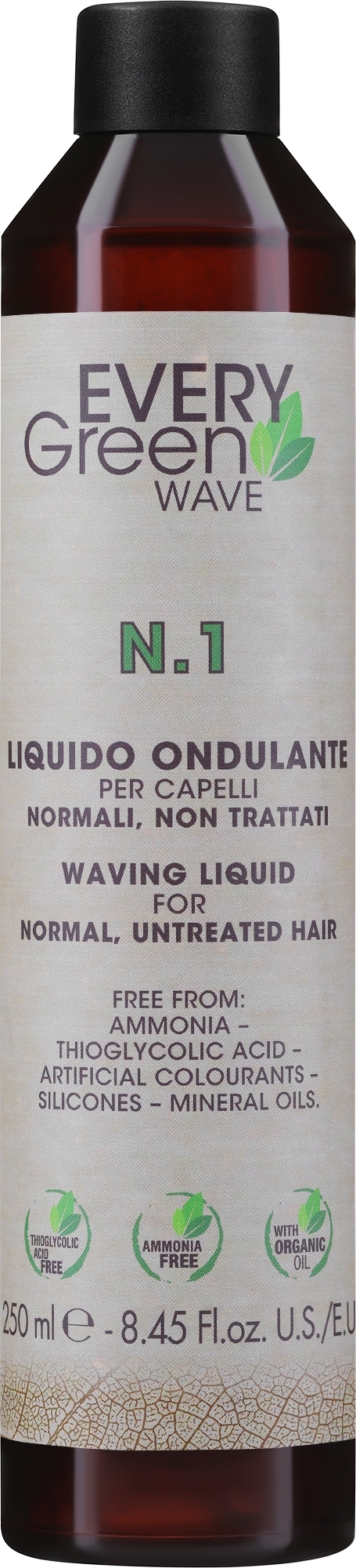 Płyn do trwałej ondulacji włosów normalnych - EveryGreen Wavihg Liquid for Normal Hair 1 — Zdjęcie 250 ml