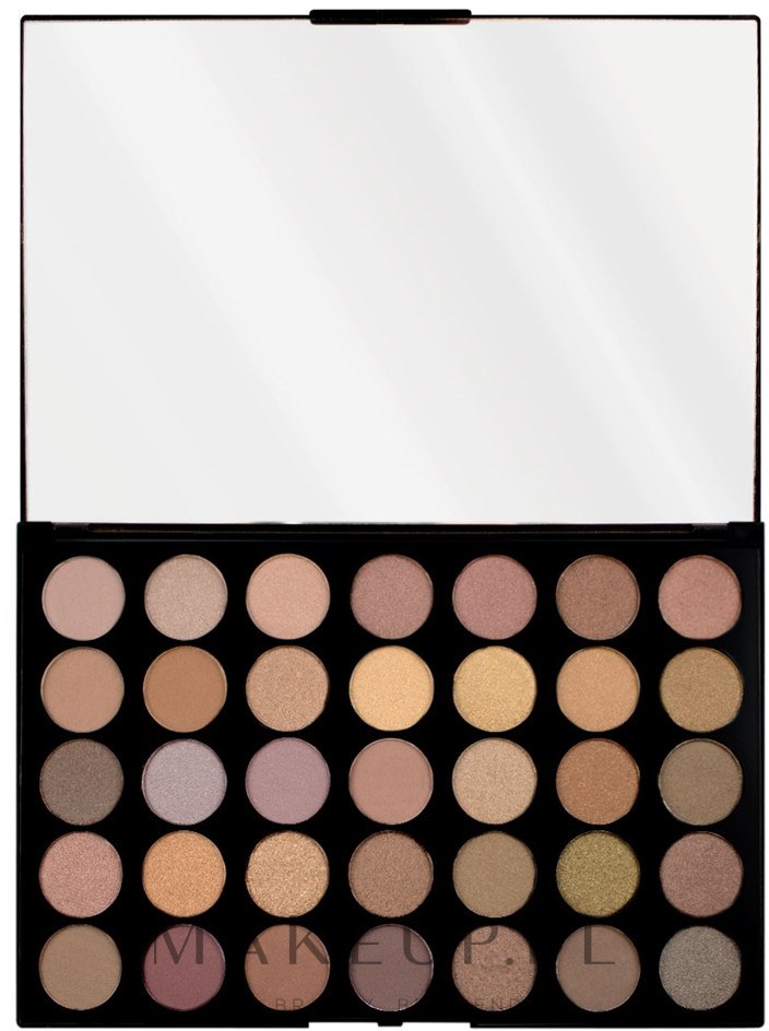 Paleta cieni do powiek - Makeup Revolution Pro HD Palette Amplified 35 — Zdjęcie Commitment