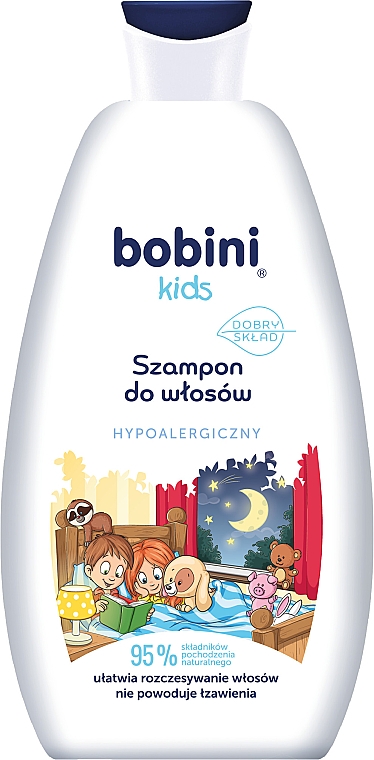 Hipoalergiczny szampon dla dzieci	 - Bobini Kids Shampoo Hypoallergenic — Zdjęcie N1