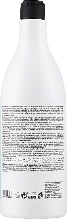 Szampon zwiększający objętość włosów - Glossco Treatment Total Volume Shampoo — Zdjęcie N8