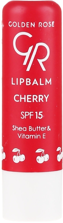 Pomadka ochronna o smaku wiśniowym - Golden Rose Lip Balm Cherry SPF15 — Zdjęcie N2