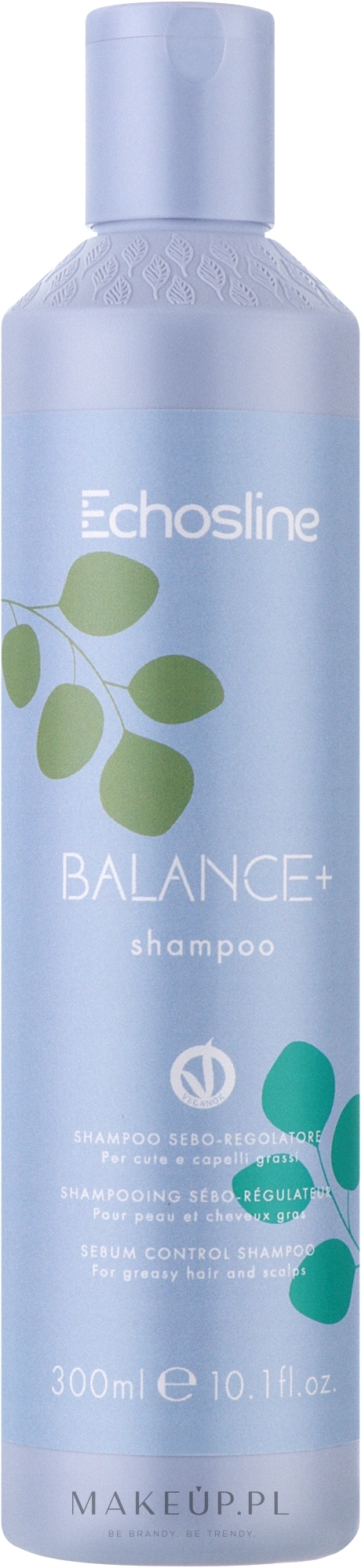 Szampon do włosów regulujący sebum - Echosline Balance Plus Shampoo — Zdjęcie 300 ml