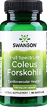 Suplement diety Coleus Forskohlii, 400 mg - Swanson Full Spectrum Coleus Forskohlii — Zdjęcie N1