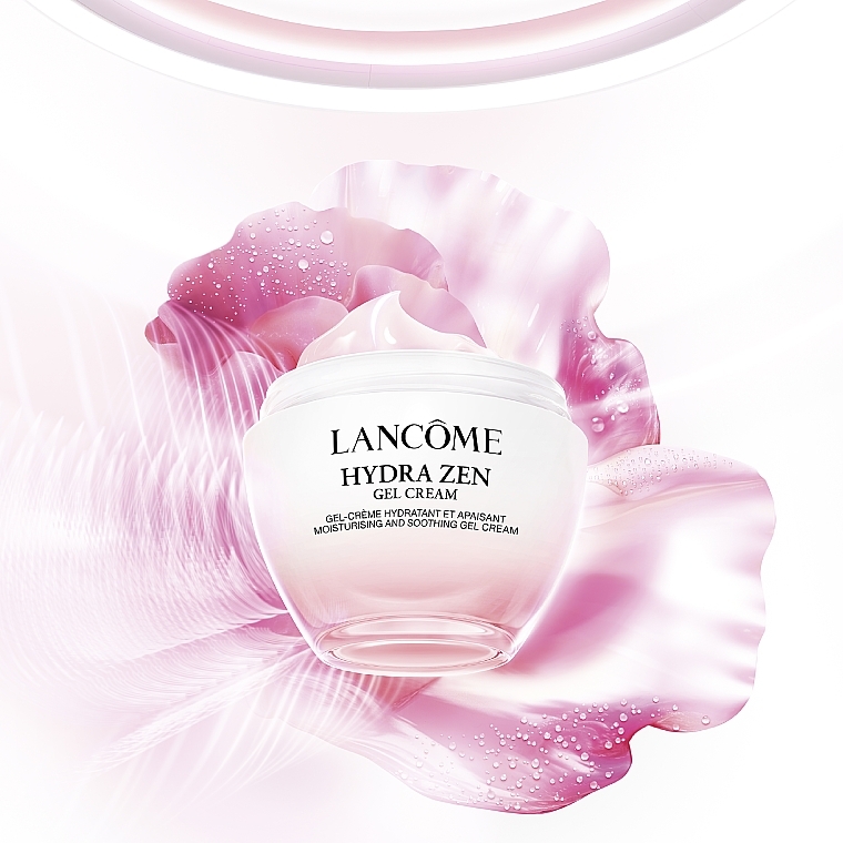 Nawilżający krem-żel z kwasem hialuronowym i ekstraktem z róży - Lancome Hydra Zen Gel Cream — Zdjęcie N3