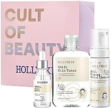 Kup Zestaw - Hollyskin Snail Smart Basic Care (foam/150ml + ser/50ml + toner/250ml)