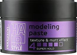 Modelująca pasta do włosów, poziom 4 - Prosalon Styling Hair Style Modeling Paste Texture & Matt Effect 4 Super Hold — Zdjęcie N1