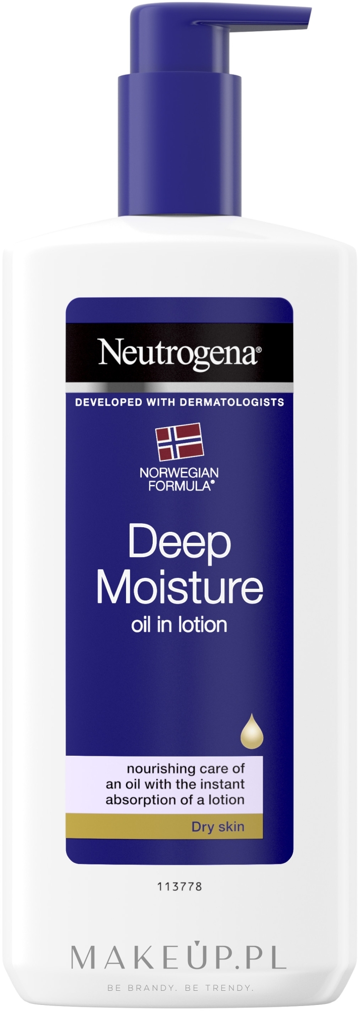 Głęboko nawilżająca emulsja do ciała - Neutrogena Deep Moisture Creamy Oil — Zdjęcie 400 ml
