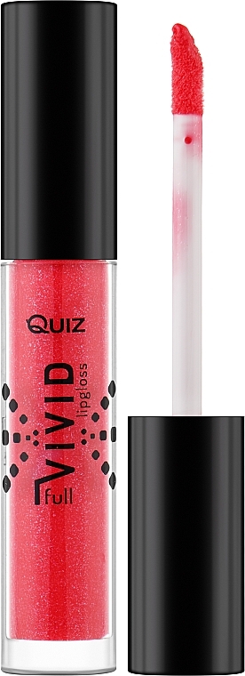 Nawilżający błyszczyk do ust - Quiz Cosmetics Vivid Full Brilliant Lipgloss — Zdjęcie N1