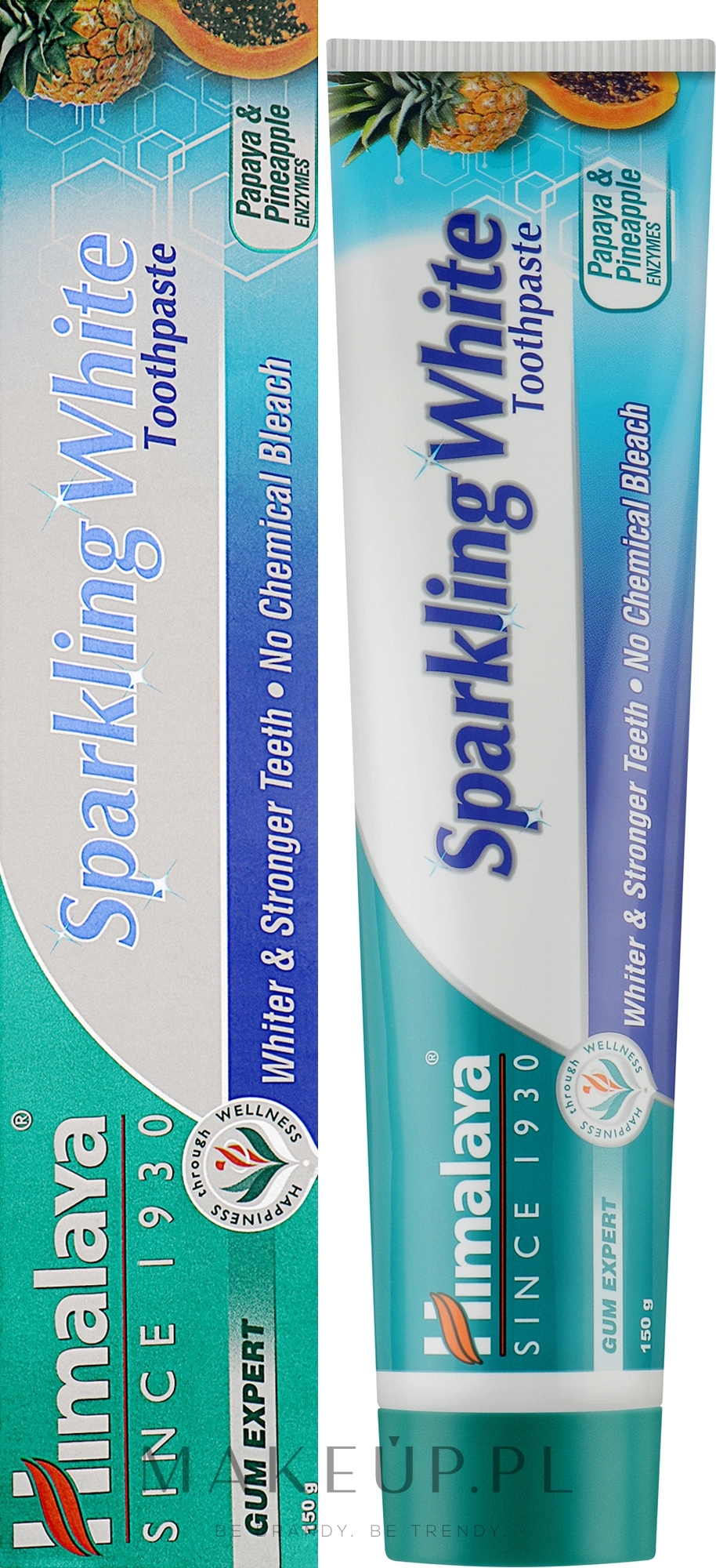 Wybielająca pasta do zębów - Himalaya Herbals Shiny White — Zdjęcie 150 g