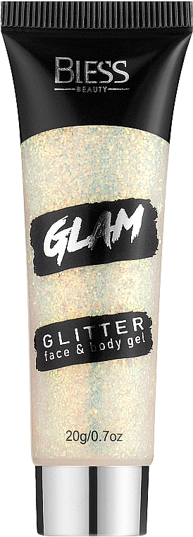 Balsam do twarzy i ciała z brokatem - Bless Beauty Glam Glitter Face & Body Gel — Zdjęcie N1