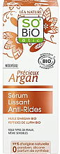 Kup Przeciwzmarszczkowe serum wygładzające z olejkiem arganowym - So'Bio Etic Smoothing Anti-Wrinkle Serum 