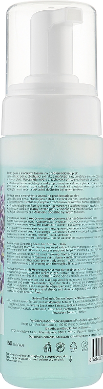 Przeciwtrądzikowa pianka do mycia twarzy z wodorostami - Ryor Aknestop Seaweed Cleansing Foam For Problematic Skin — Zdjęcie N2