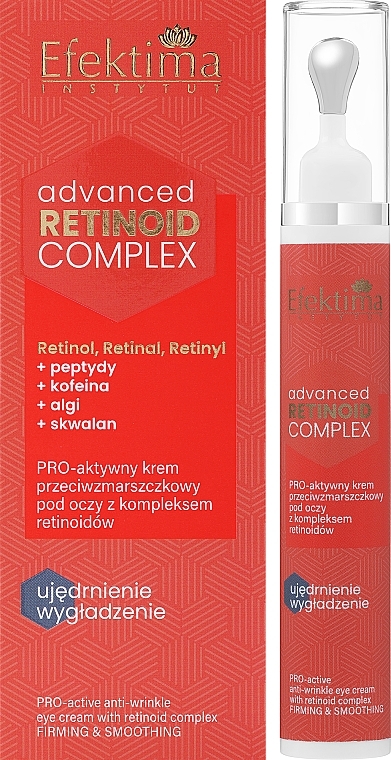 Krem przeciwzmarszczkowy pod oczy - Efektima Advanced Retinoid Complex — Zdjęcie N2