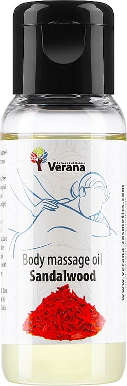 Olejek do masażu ciała Sandalwood - Verana Body Massage Oil — Zdjęcie N1