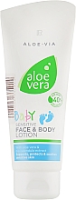 Balsam do twarzy i ciała dla dzieci - LR Health & Beauty Aloe Via Baby Sensitive Face&Body Lotion — Zdjęcie N1