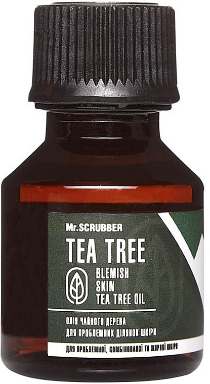 Olejek z drzewa herbacianego do problematycznych obszarów skóry - Mr.Scrubber Tea Tree Blemish Skin Tea Tree Oil — Zdjęcie N1