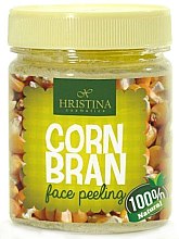 Naturalny peeling do twarzy Zmielone ziarna kukurydzy - Hristina Cosmetics Corn Bran Face Peeling — Zdjęcie N1