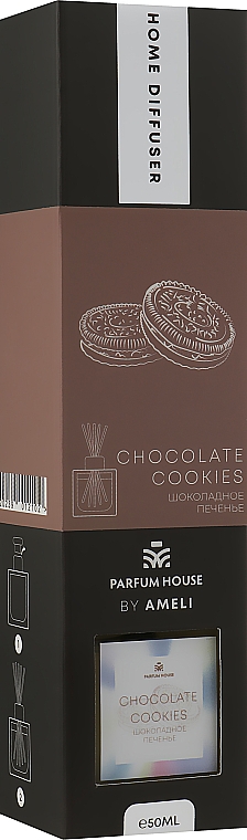 Dyfuzor zapachowy Ciastka czekoladowe - Parfum House by Ameli Homme Diffuser Chocolate Cookies — Zdjęcie N1